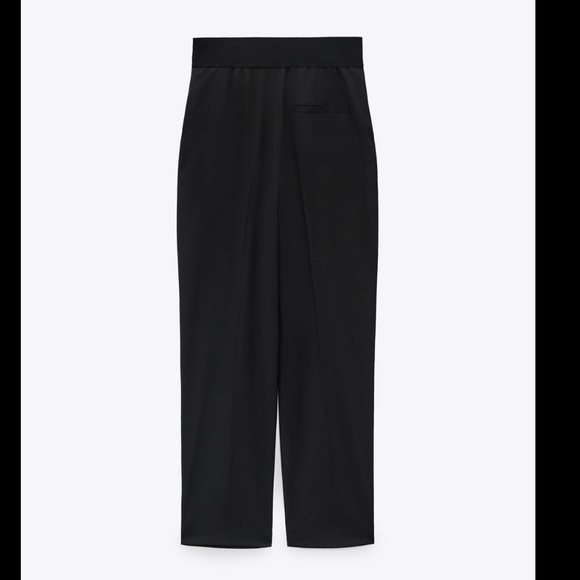 ZARA ZIPPERED PLEATED PANTS - Picture 5 of 8